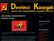 Tablet Screenshot of devrimcikarargah.org
